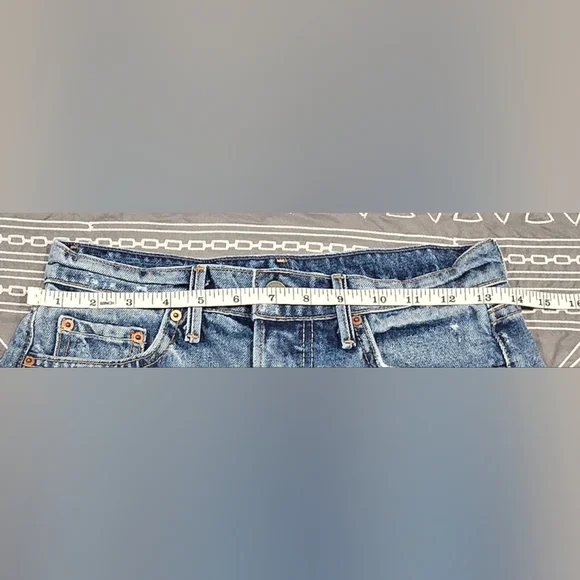 GRLFRND Raw Hem Button Fly Denim Shorts Size 25 - Picture 5 of 7